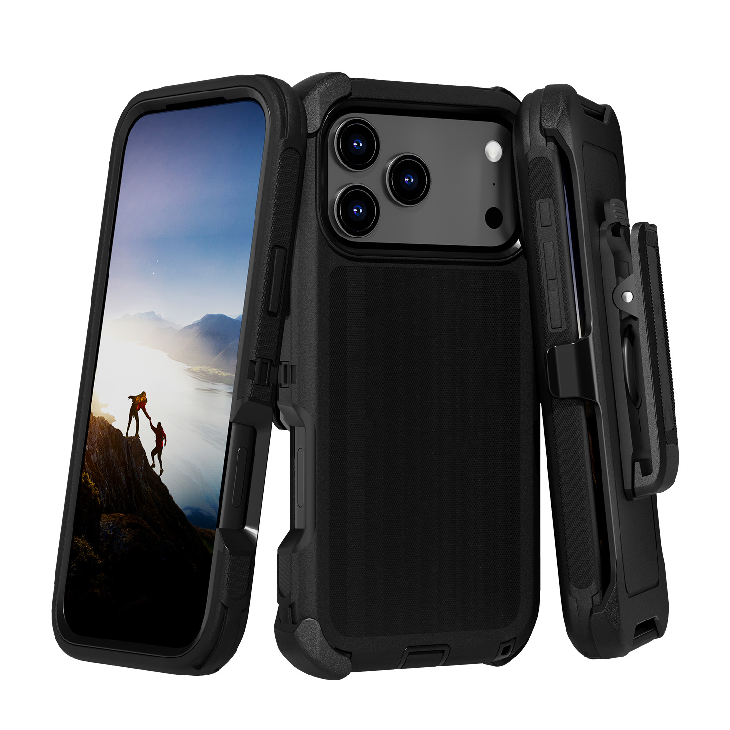 Tough Case private label phone case in Black